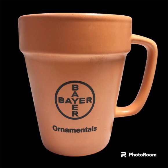 Bayer Ornamentals Flower Pot Coffee Mug Cup Ceramic Advertising Promo Gardener - Picture 11 of 12
